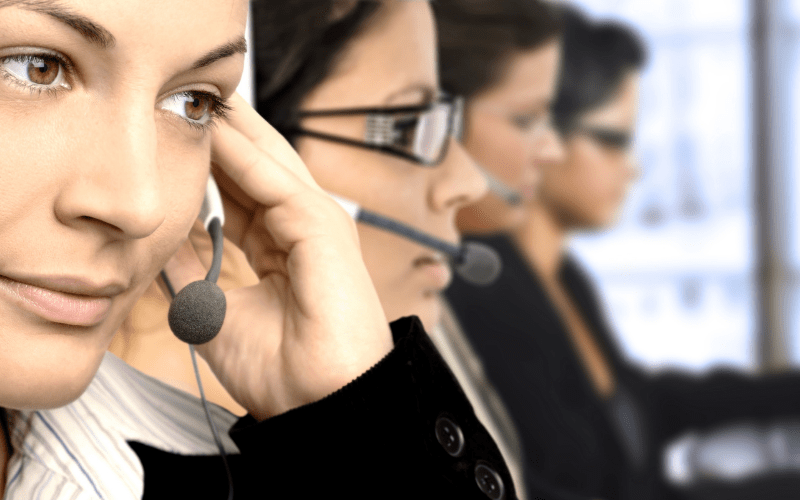 Outsource online small business accounting service call center workers